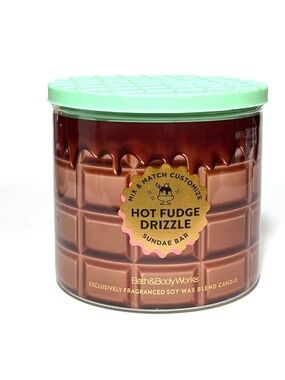 HOT FUDGE DRIZZLE 3 Wick Candle
